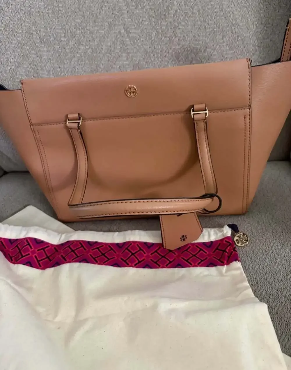 Tory Burch Tan Leather Tote